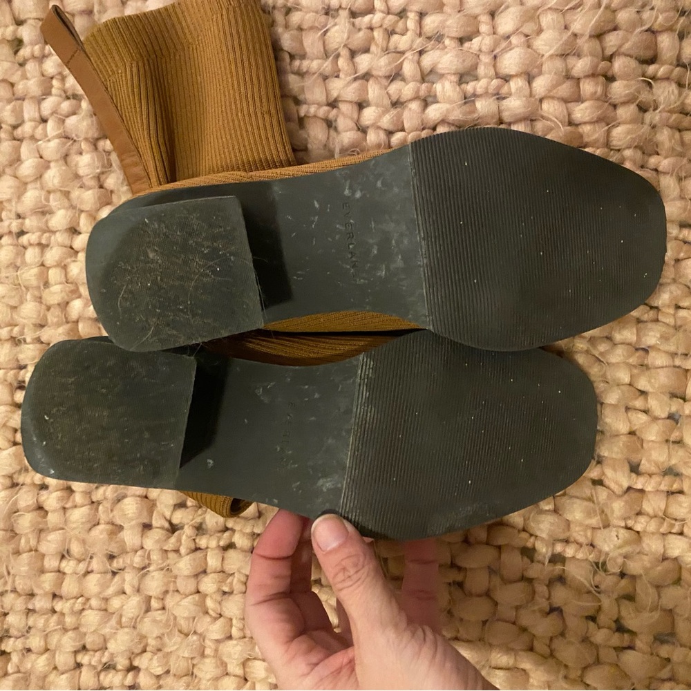 Everlane Women's Brown Glove Boots - Picture 9 of 9